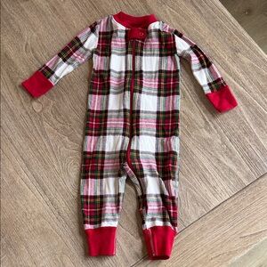 Hannah Andersson Plaid Tartan Pajama Size 12-18 Months